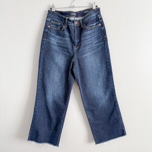 Judy Blue Wide Leg High Rise Dark Wash Jeans Size 28